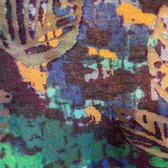 Ruby Rd Multi Color Jacket.  Aqua,green , purple. , etc   Long sleeves. ( Box 2) - Picture 4 of 5